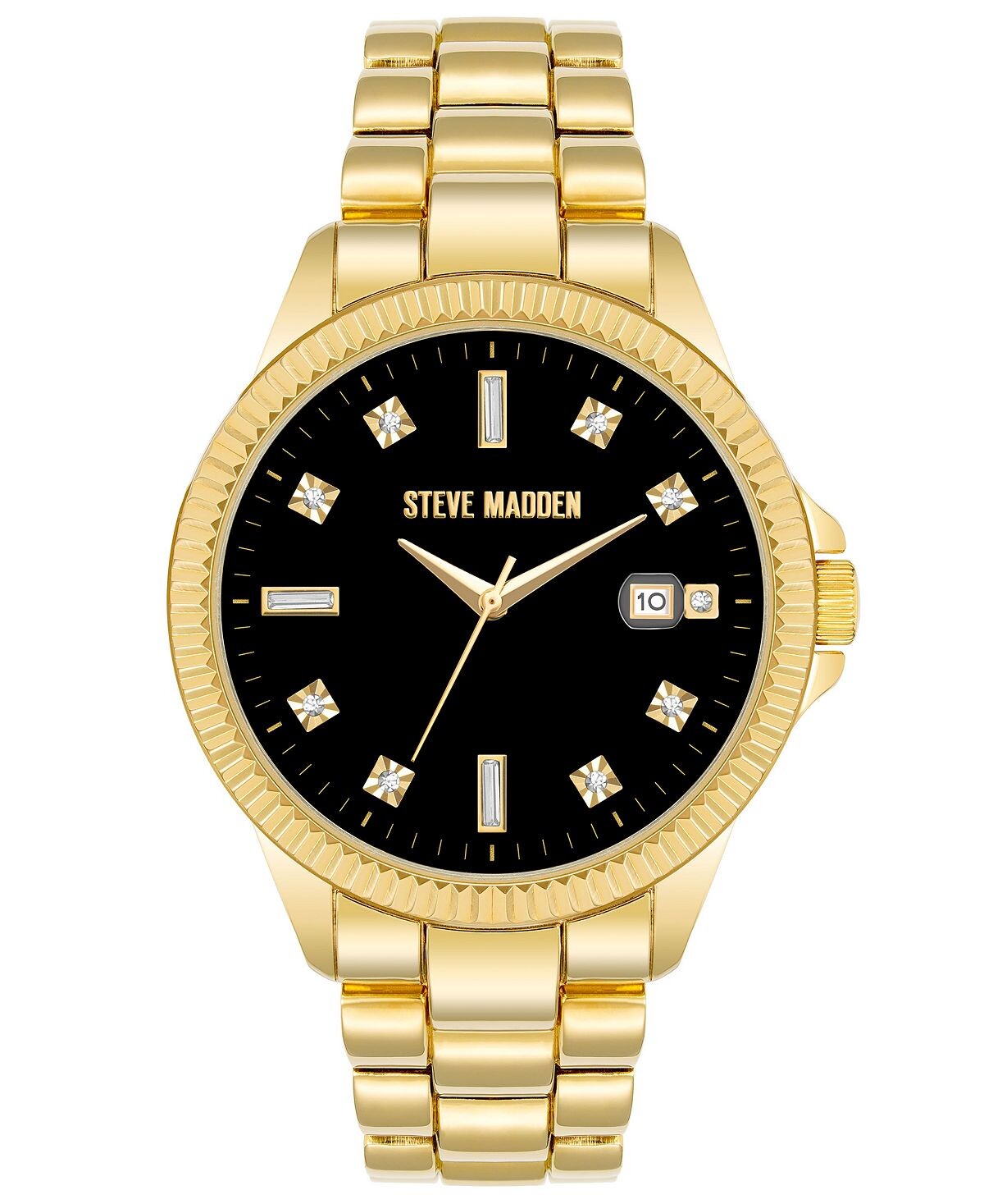 

Женские часы-браслет из золотистого сплава, 41 мм Steve Madden