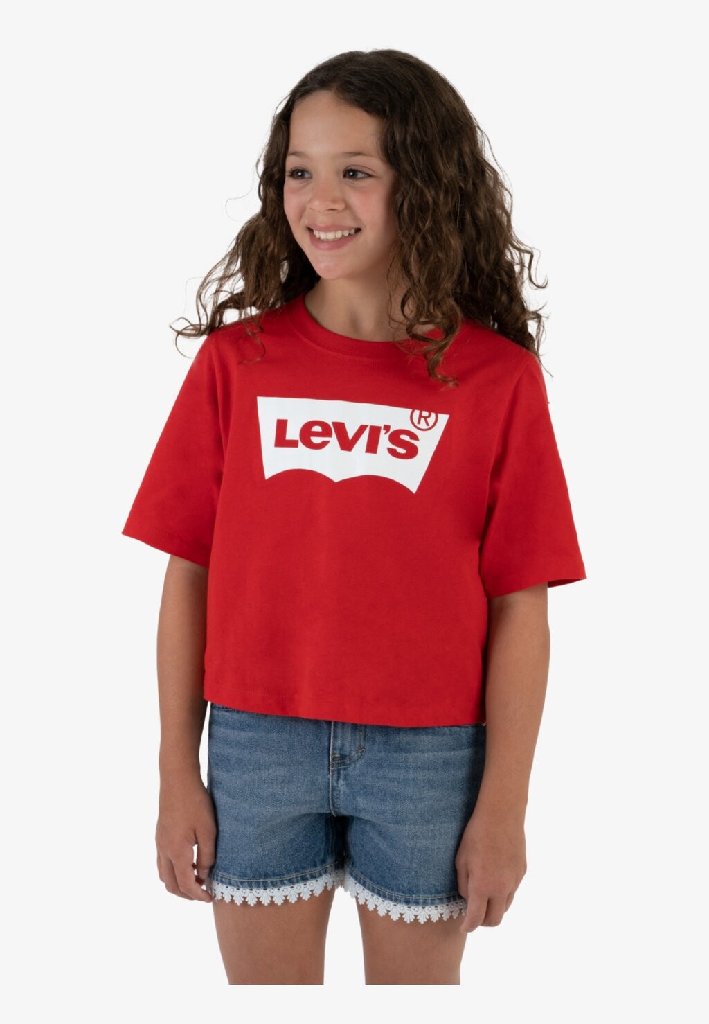 

Футболка с принтом LIGHT BRIGHT MEET & GREET TOP Levi's, цвет super red