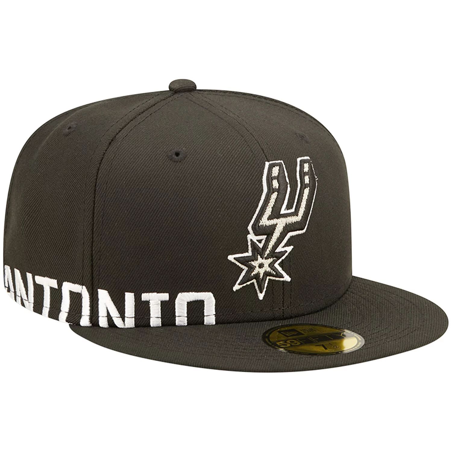 

Черная мужская приталенная шляпа New Era San Antonio Spurs с разрезом по бокам 59FIFTY