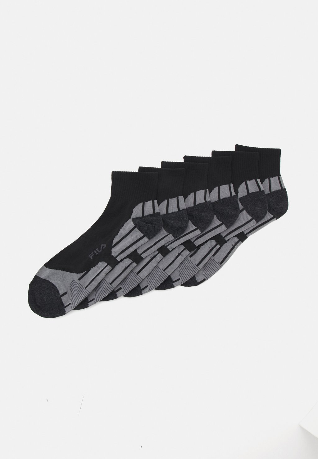 Носки QUARTER MULTISPORT UNISEX 6 PACK Fila, цвет black носки quarter socks unisex 6 pack fila цвет navy