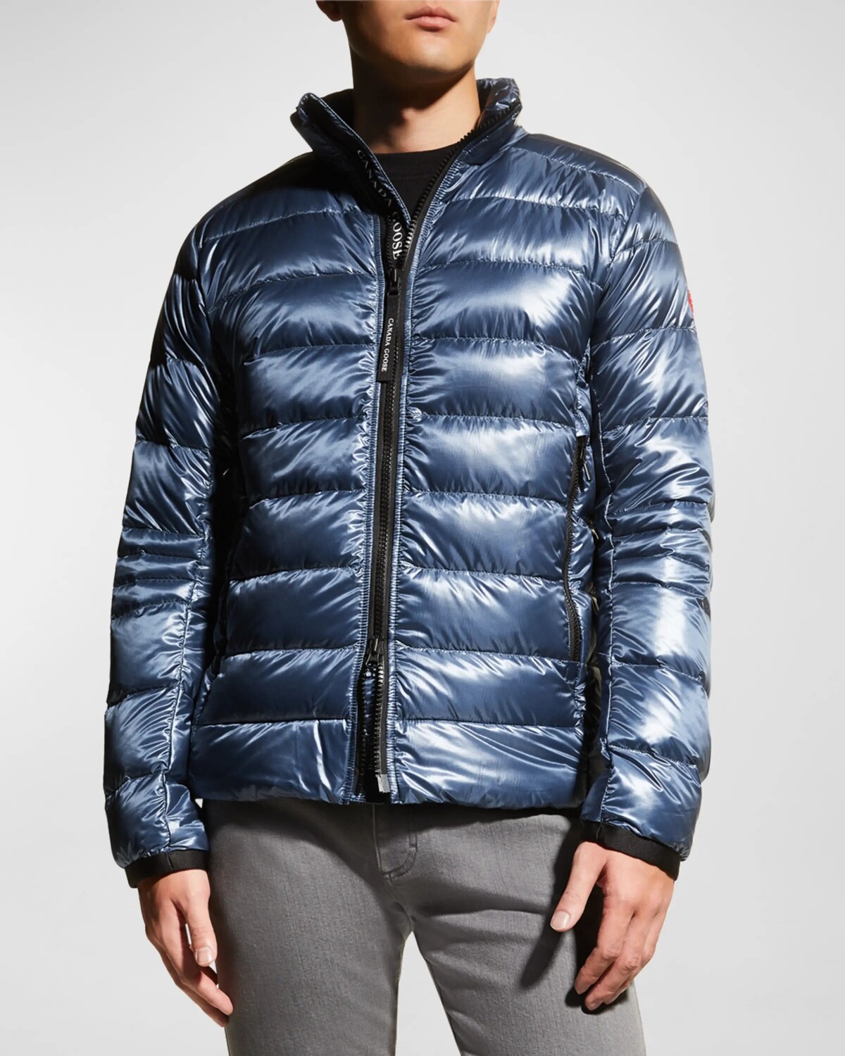 

Мужская легкая стеганая складная куртка Crofton Canada Goose, цвет Ozone Blue