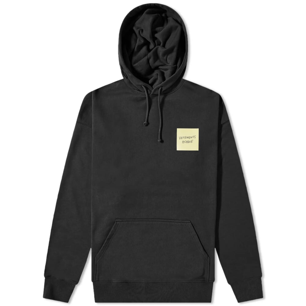 

Толстовка с логотипом Vetements, черный