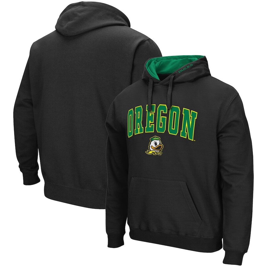 

Пуловер с капюшоном Colosseum Oregon Ducks, черный