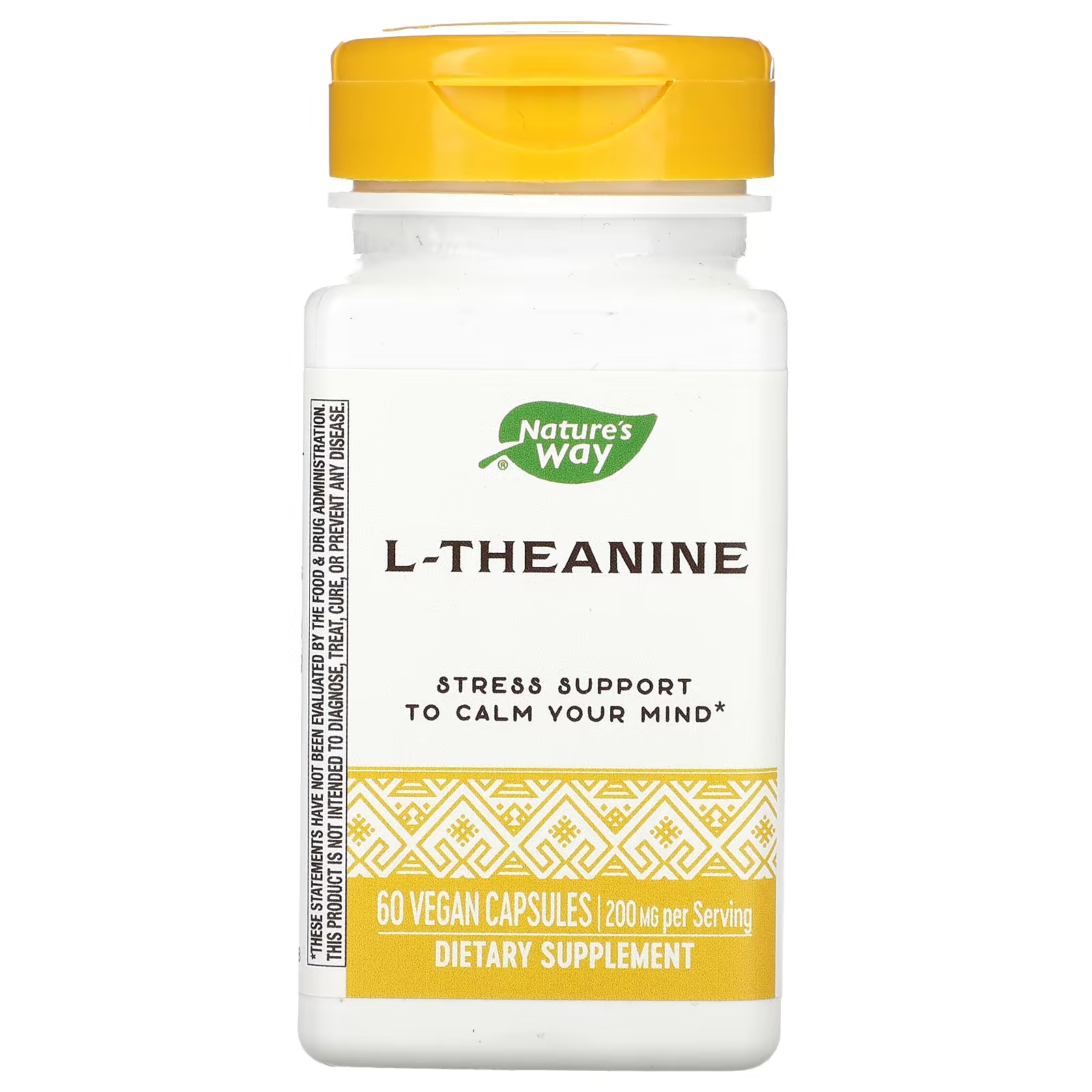 L-теанин Nature's Way 200 мг, 60 веганских капсул