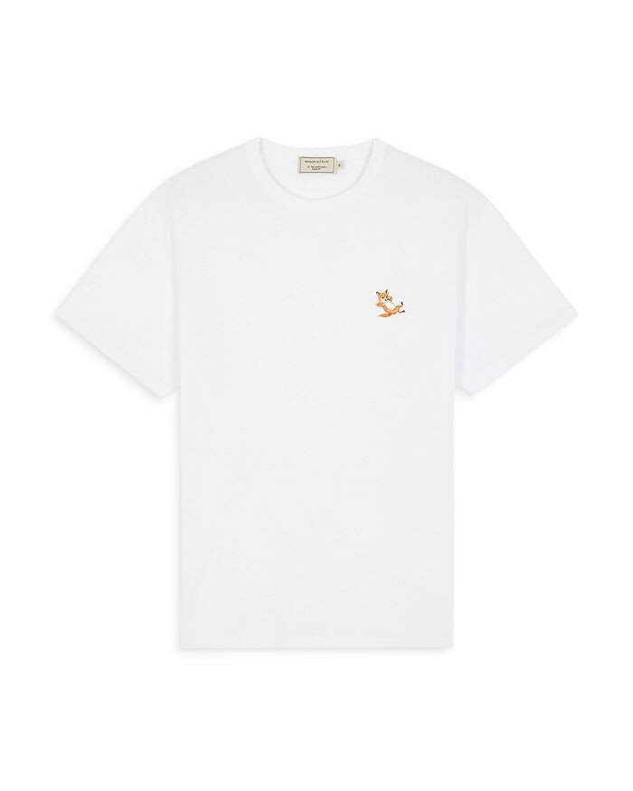 

Классическая футболка с короткими рукавами Chillax Fox Patch Maison Kitsune, Серый