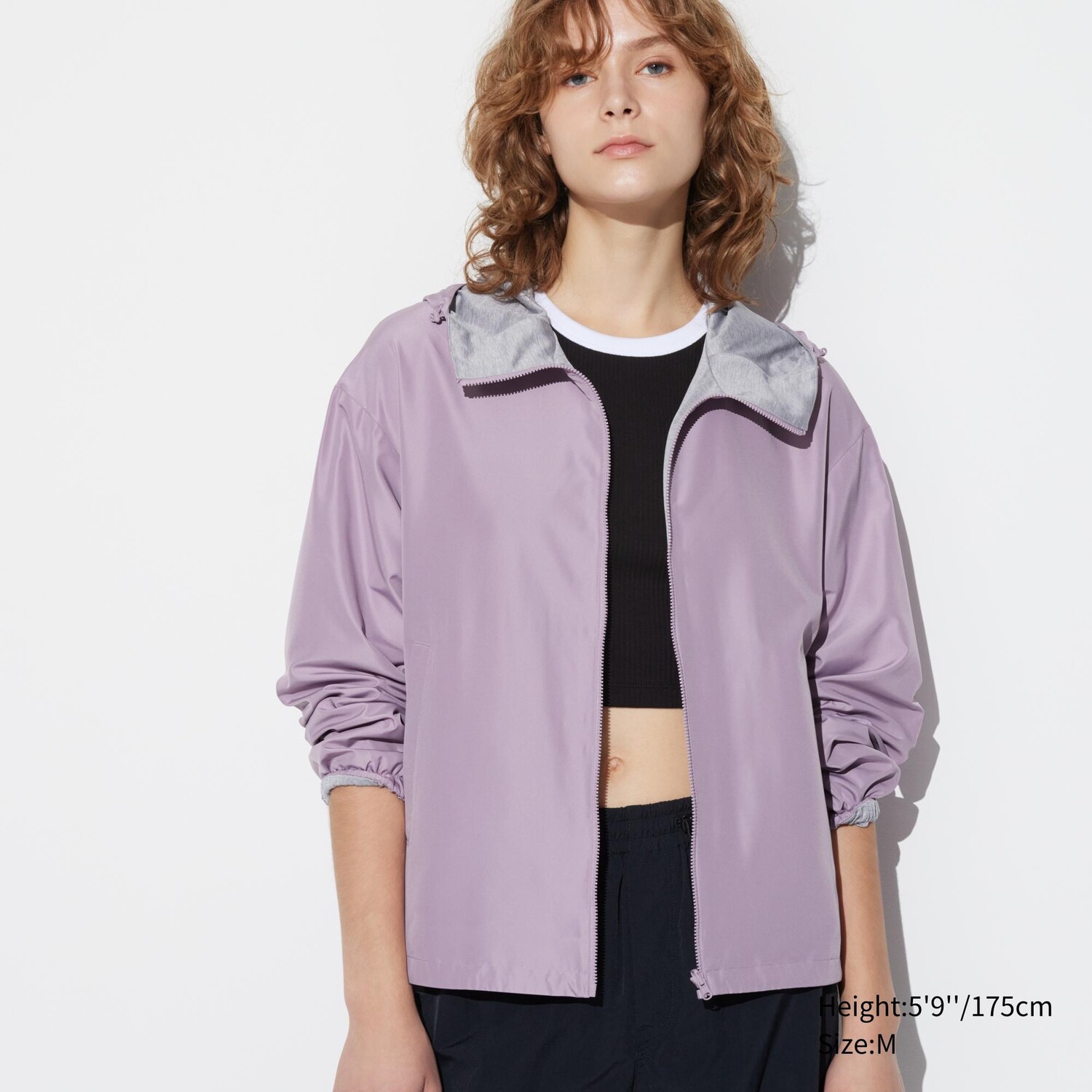 

Парка UNIQLO двусторонняя, светло-фиолетовый