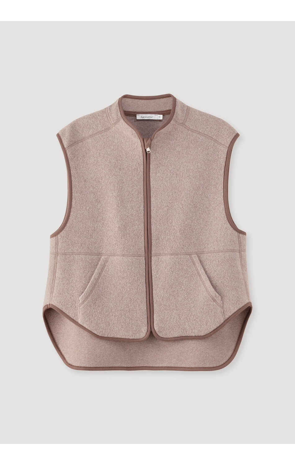 

Утепленный жилет Hessnatur Fleece, цвет mandelbraun