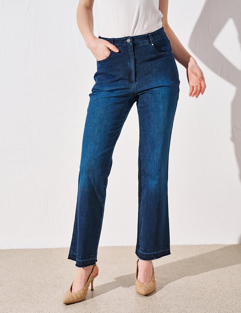 Джинсовые брюки с высокой талией, темно-синие Kayra широкие джинсовые брюки с высокой талией темно синие kayra