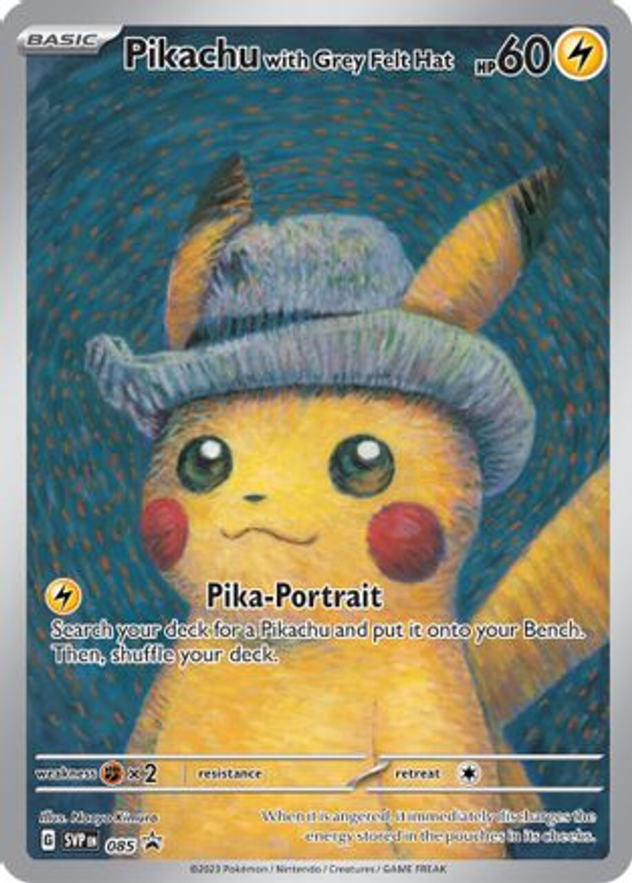 

Карточная игра Pikachu with Grey Felt Hat 85 - SV Scarlet Violet Promo Cards