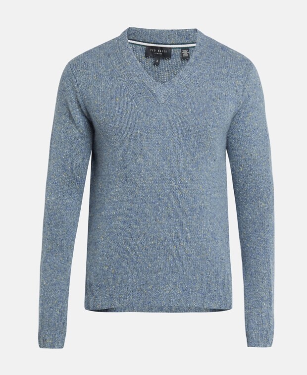 

Кашемировый пуловер Ted Baker, синий