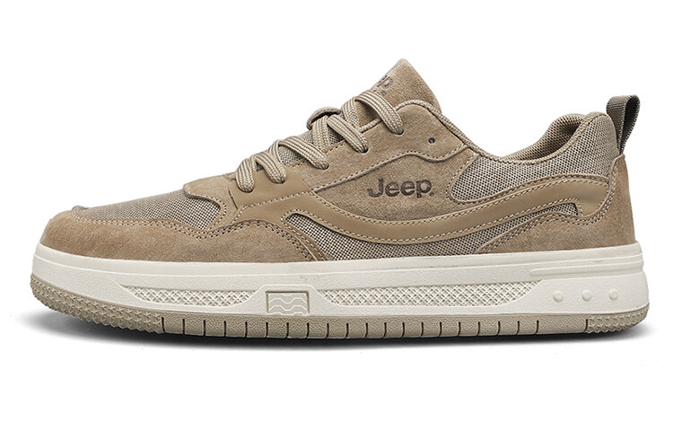 

Кроссовки Jeep Skateboarding Shoes Men Low-top Khaki, хаки