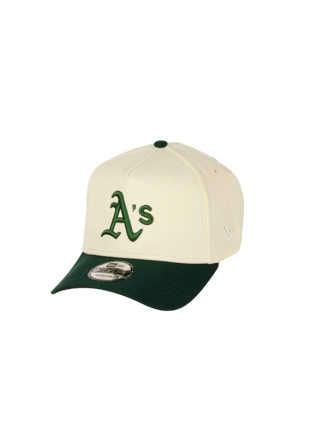

Кепка Oakland Athletics Mlb 50Th Anniversary Sidepatch Cooperstown Chrome 9Forty A-Frame Snapback New Era, белая