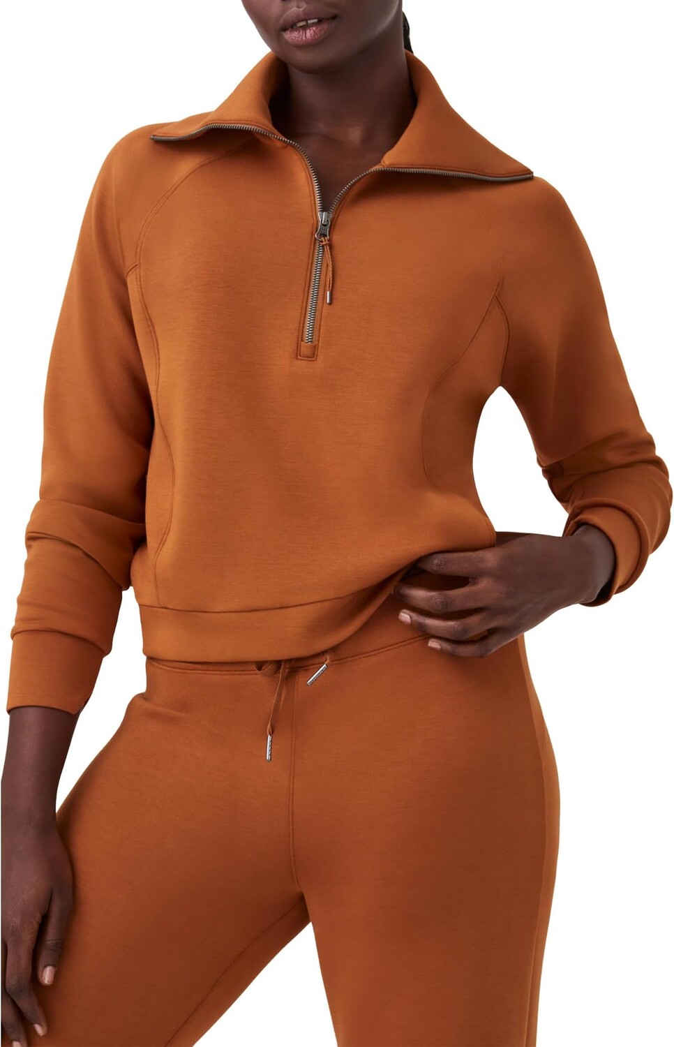 

Толстовка AirEssentials 1/2 Zip Spanx, цвет Butterscotch