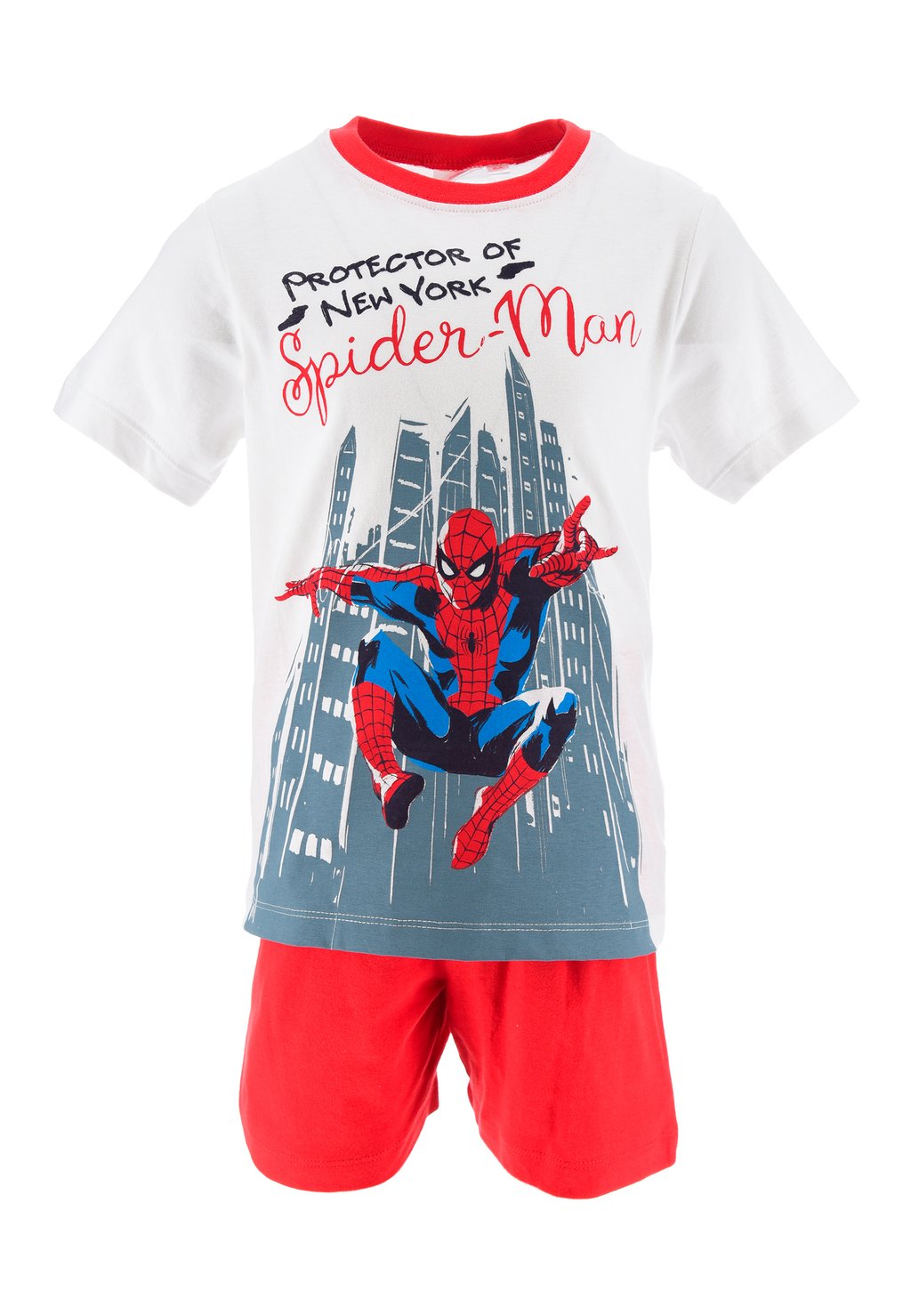 Комплект ночного белья SET KURZARM Spiderman, цвет rot