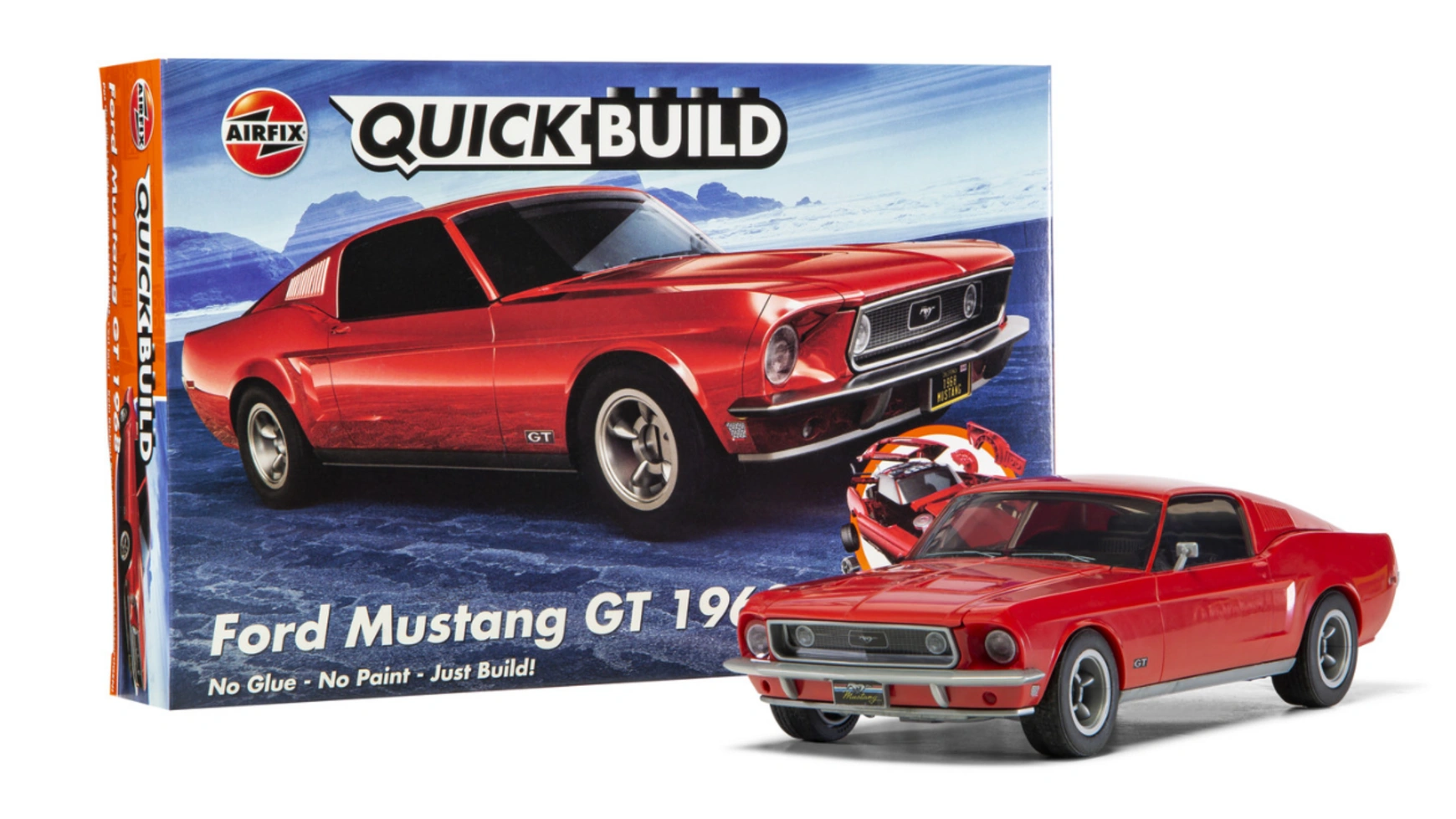 

Airfix БЫСТРАЯ ПОСТРОЙКА Ford Mustang GT 1968 г.