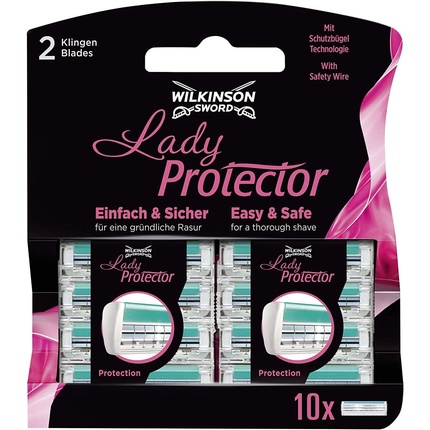 цена Лезвия для женской бритвы Lady Protector, 10 шт., Wilkinson Sword