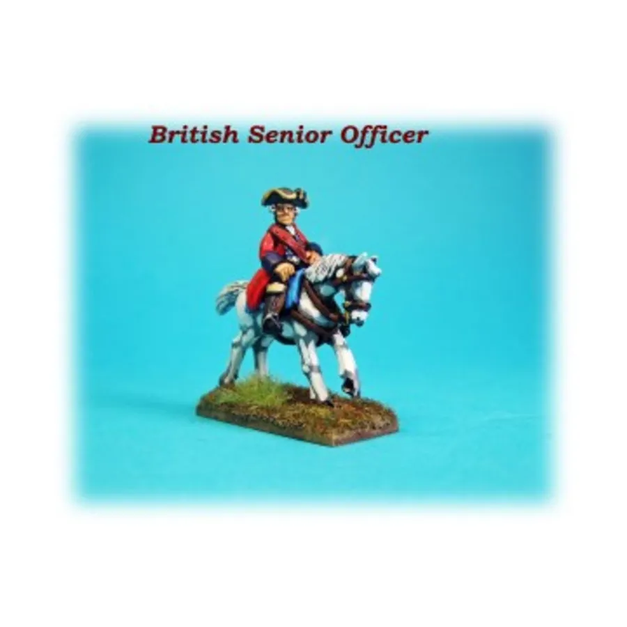 

Британский конный старший офицер, French & Indian War 1754-1763 (28mm)