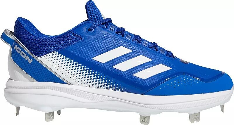 

Мужские металлические бейсбольные бутсы Adidas Icon 7, синий/белый