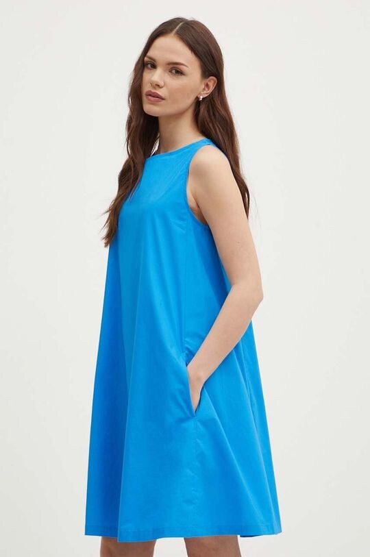 

Хлопковое платье United Colors of Benetton, синий