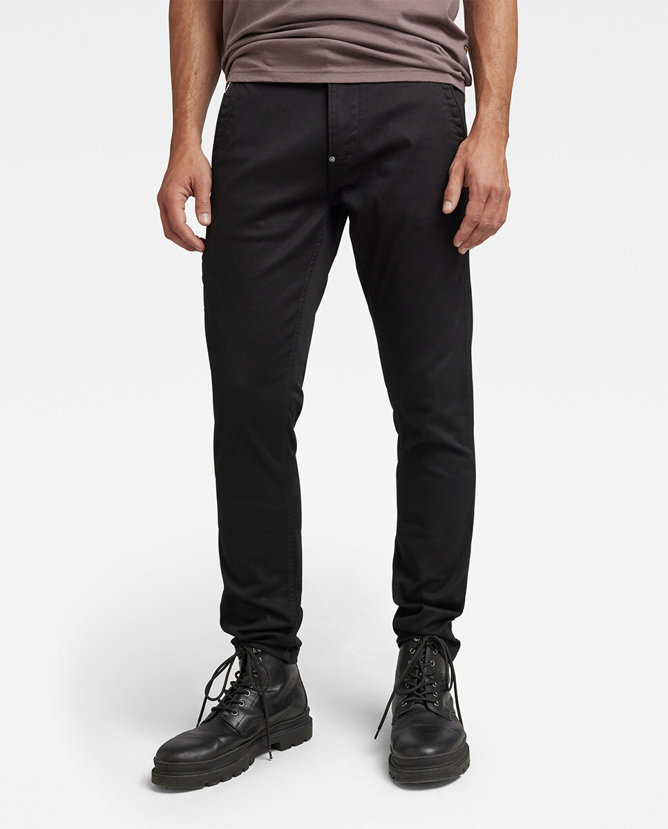

Узкие брюки Chino 2.0 с облегающим кроем и прорезными карманами G-Star Raw, зеленый