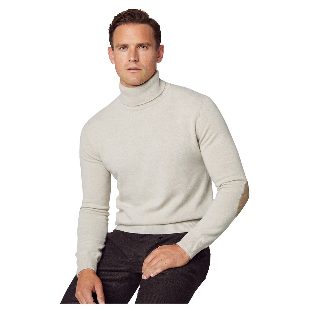 

Свитер Hackett Merino Roll Neck, бежевый