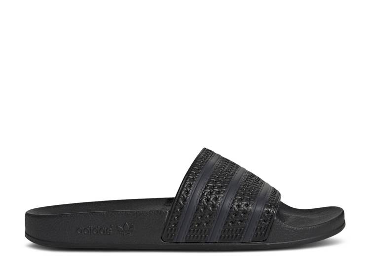 

Кроссовки Adidas ADILETTE SLIDES 'BLACK CARBON', черный