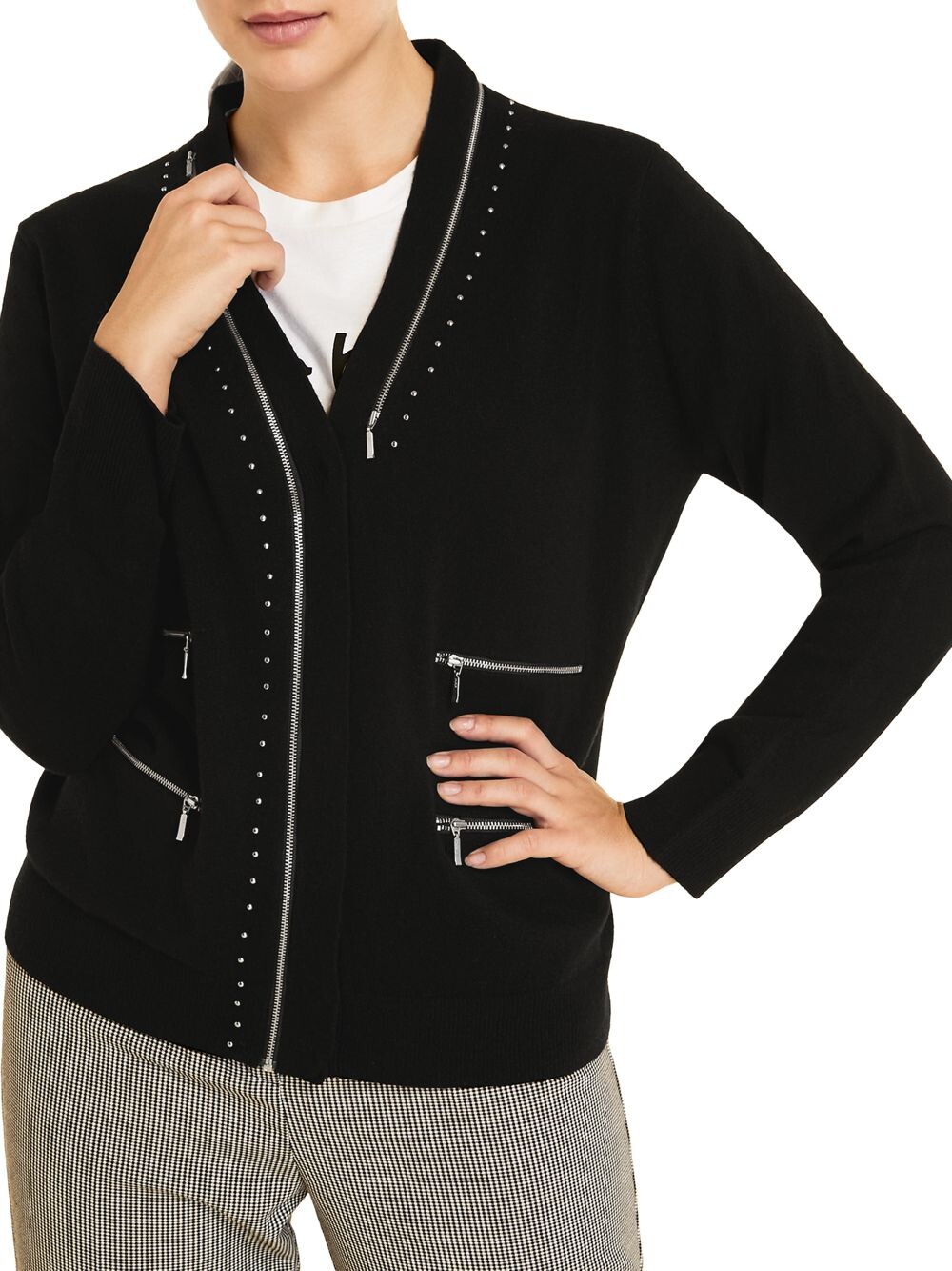 

Кардиган с молнией Marina Rinaldi, Plus Size, черный
