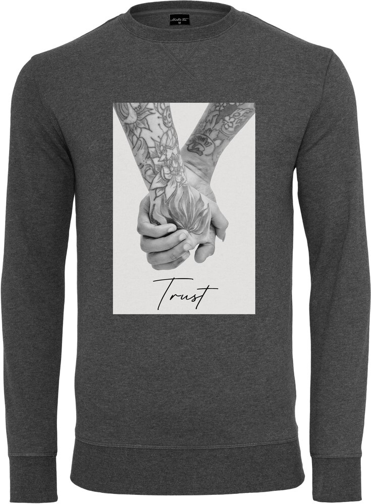 

Пуловер Mister Tee Trust 2.0 Crewneck, серый