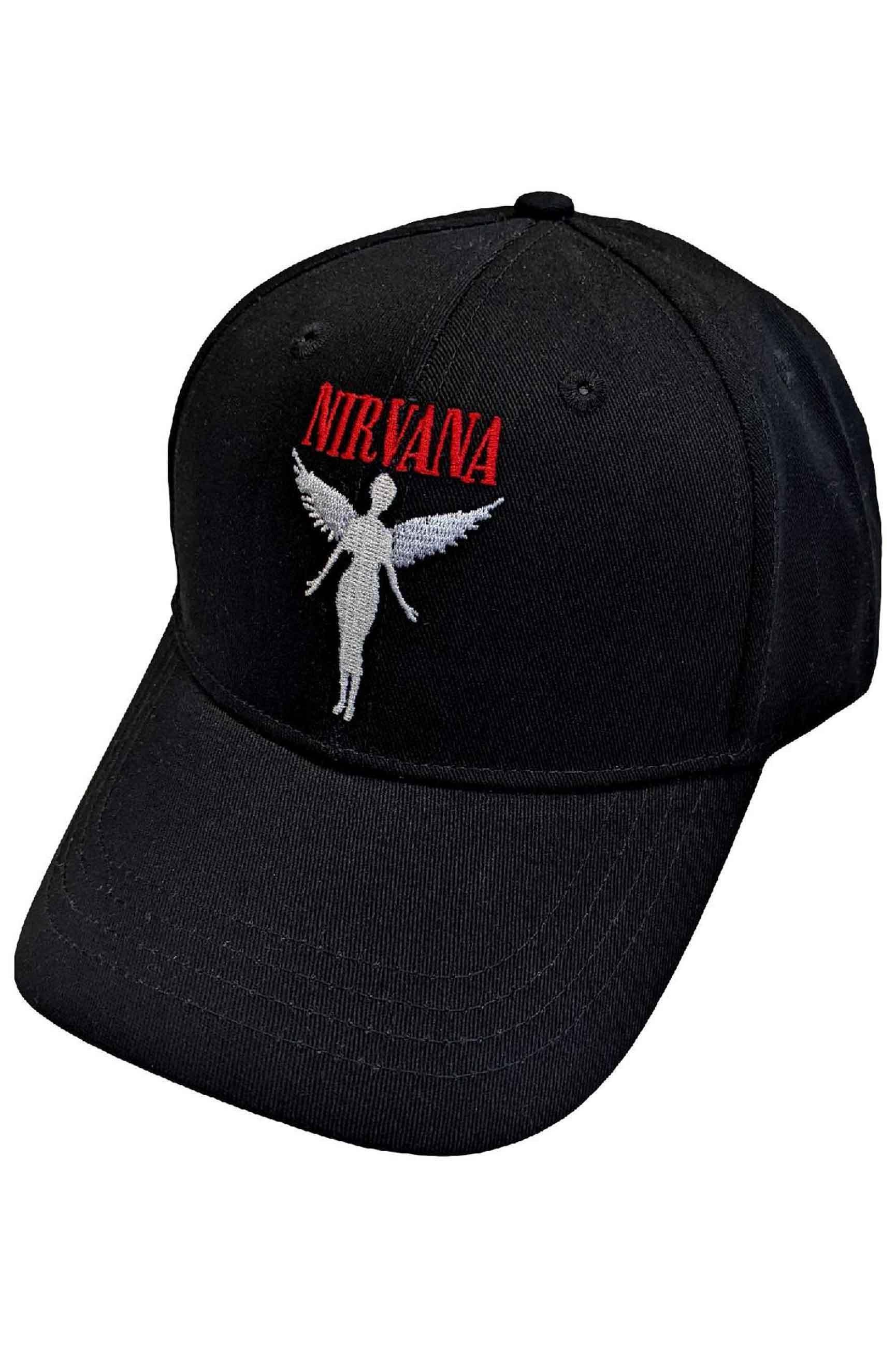Бейсбольная кепка In Utero Angelic Nirvana, черный бейсболка coldplay черная
