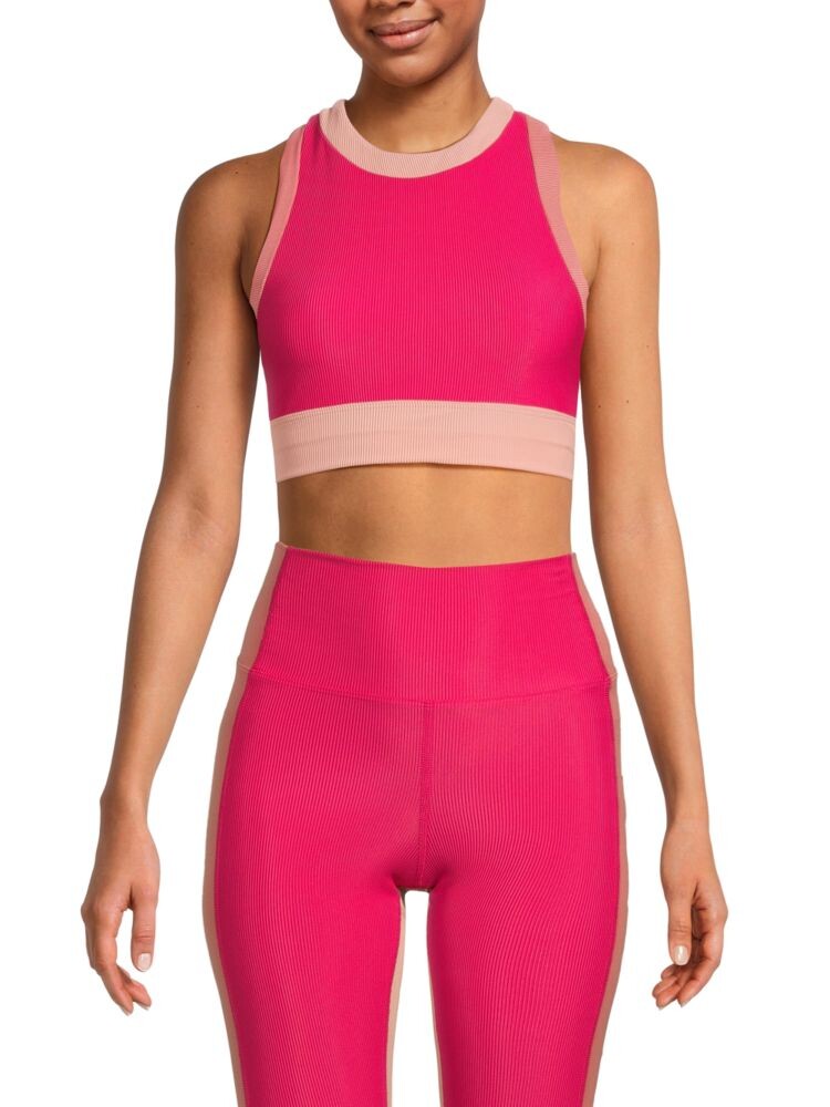 

Спортивный бюстгальтер Gwen Racerback Beach Riot, цвет Rouge Pink