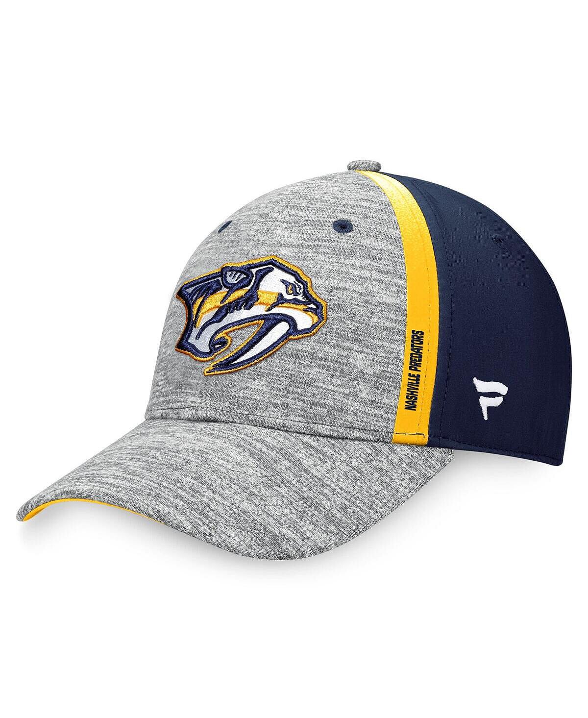 

Мужская темно-синяя фирменная кепка Nashville Predators Defender Flex. Fanatics