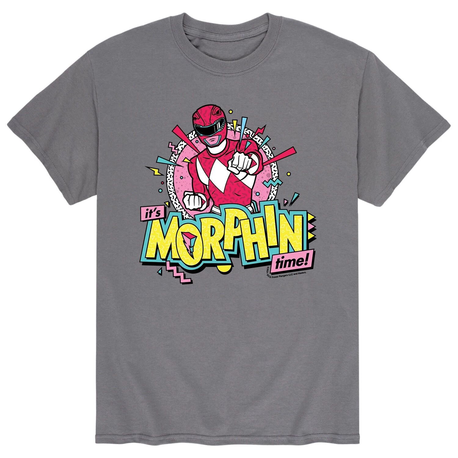 

Мужская футболка Power Rangers Morphin Time Licensed Character