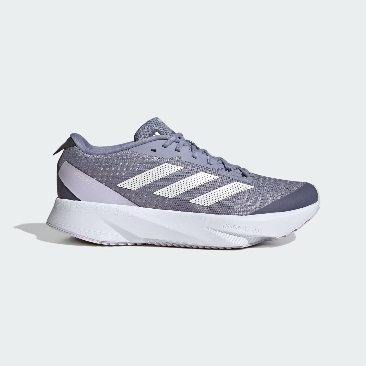 

Кроссовки Adizero SL Adidas, цвет Silver Violet/Zero Metalic/Silver Dawn
