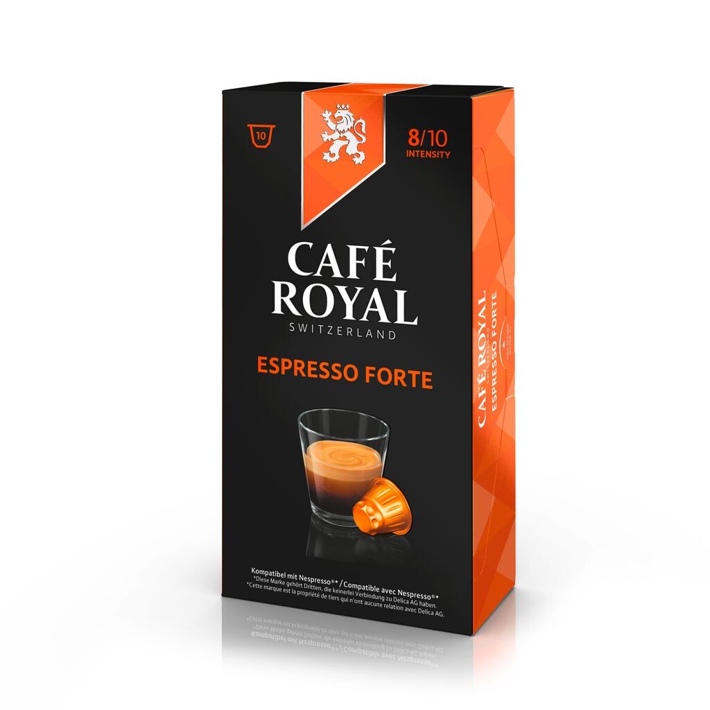 

Кафе Роял Эспрессо Форте | 10 комп. Nespresso. Капсулы Café Royal