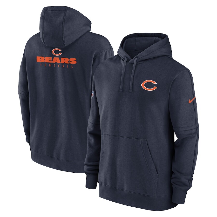 

Пуловер с капюшоном Nike Chicago Bears, нави