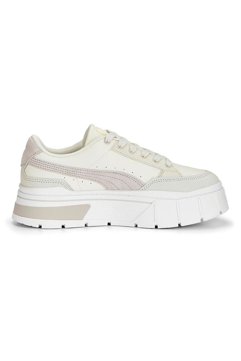 

Замшевые кроссовки Mayze Stack Luxe на плоской платформе Puma, белый