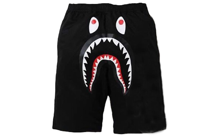 

Повседневные шорты Shark Series для мужчин, черные A Bathing Ape, черный