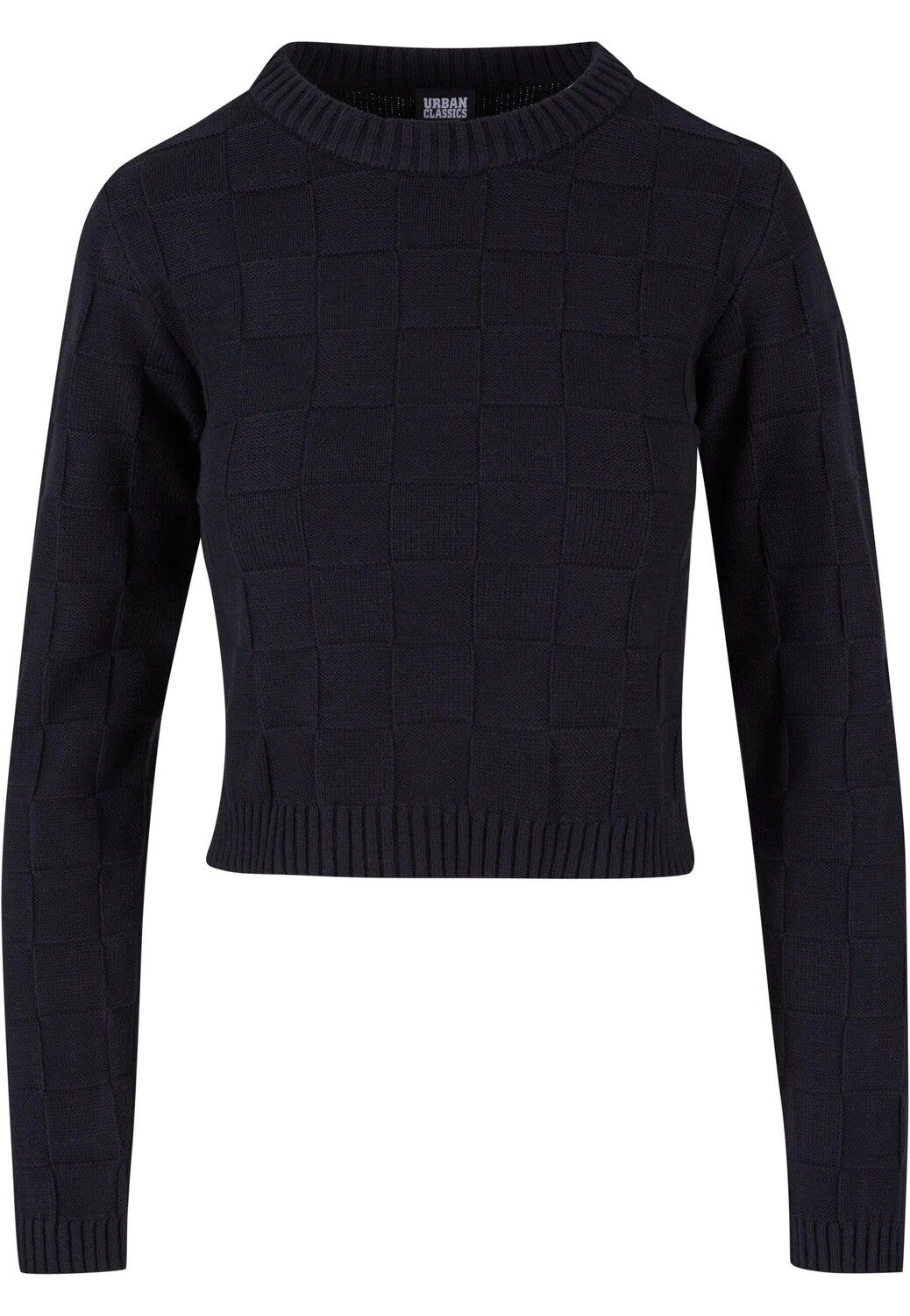 

Свитер Urban Classics Gestrickter Rundhalsausschnitt, черный