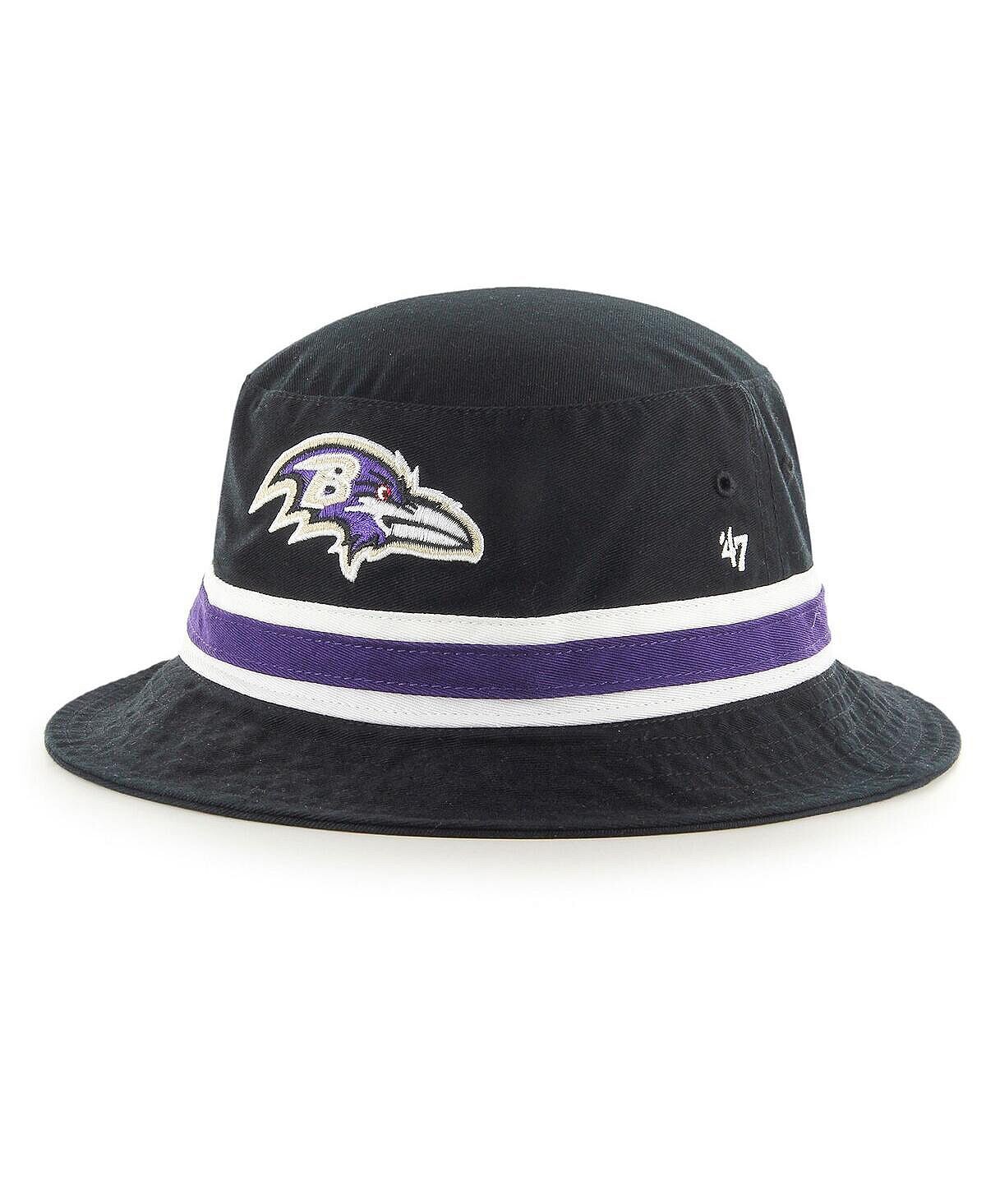

Мужская черная панама в полоску Baltimore Ravens '47 Brand