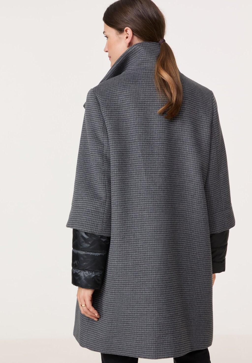 

Короткое пальто LANG MIT-PATCH Gerry Weber, антрацит