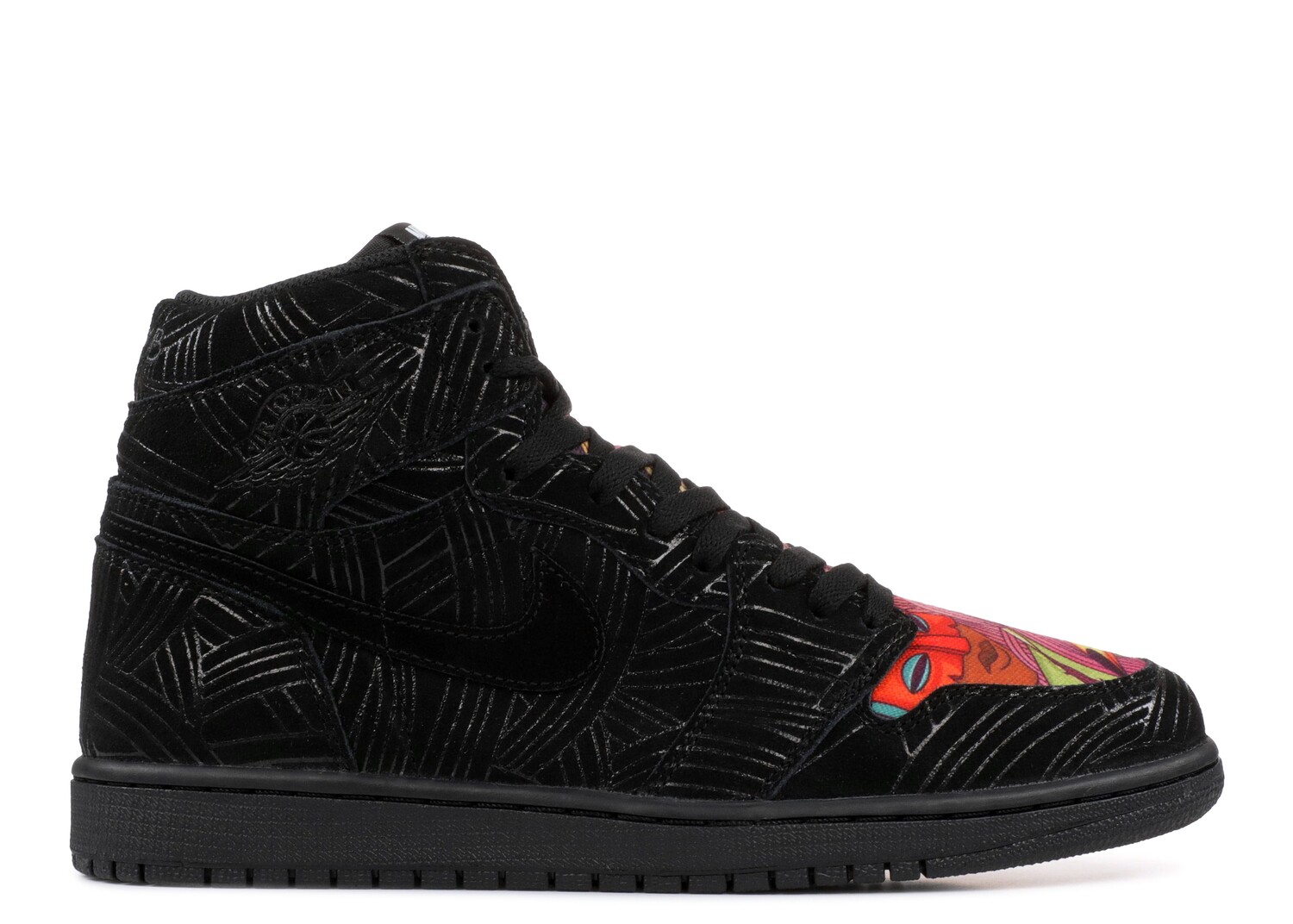 

Кроссовки Air Jordan Pomb X Air Jordan 1 Retro High 'Los Primeros', черный