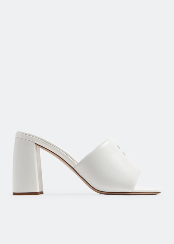 

Сандалии Miu Miu Leather, белый