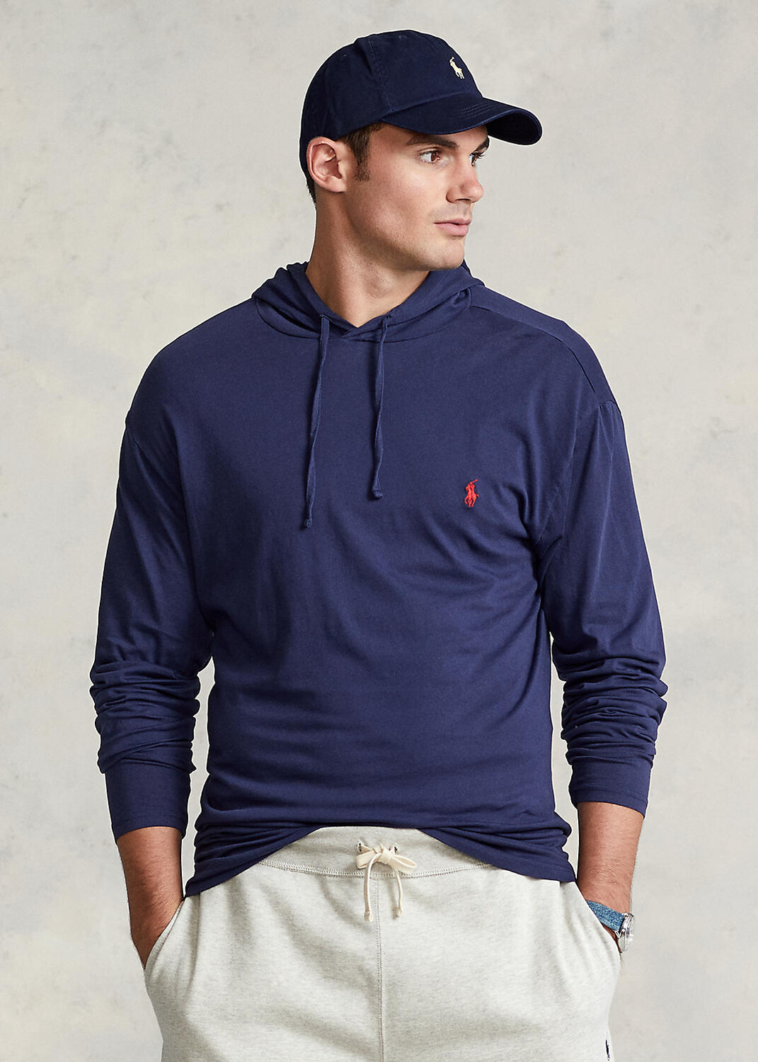 

Футболка с капюшоном из джерси Ralph Lauren