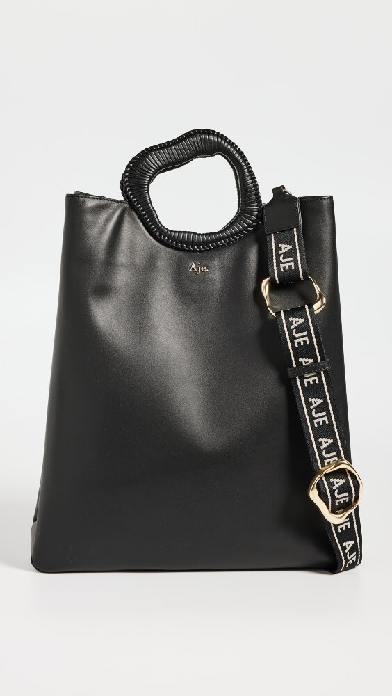 

Сумка-тоут Aje Selcouth Leather, черный