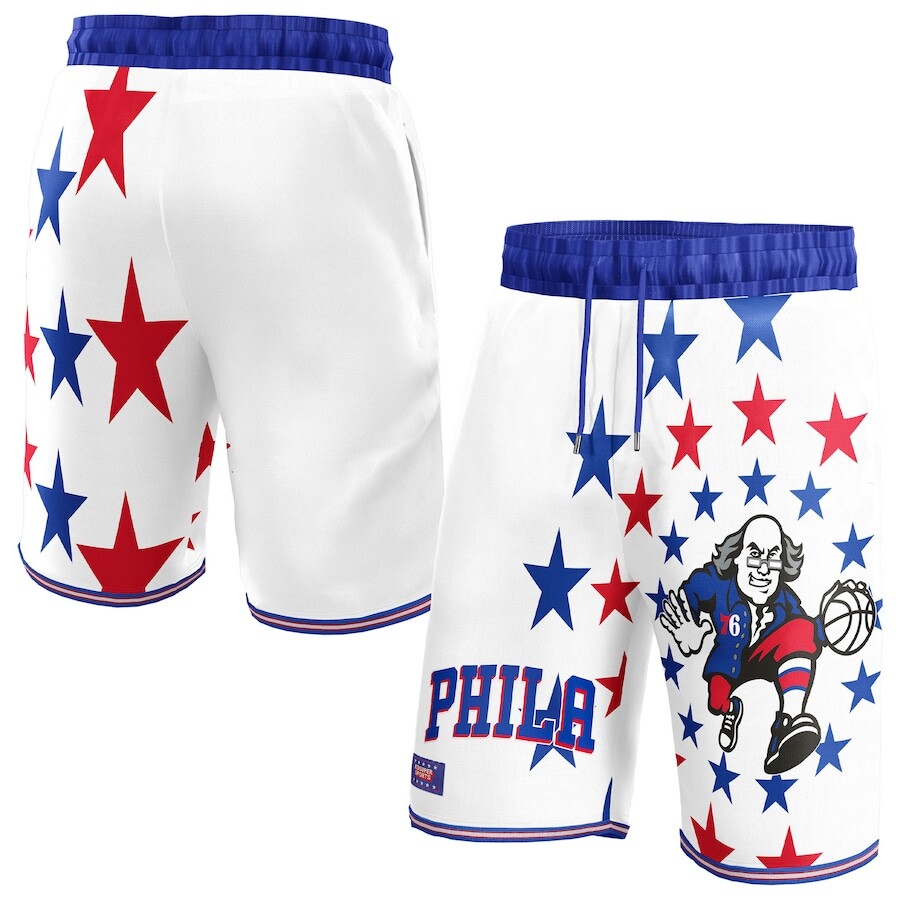 

Шорты KidSuper Philadelphia 76Ers, белый