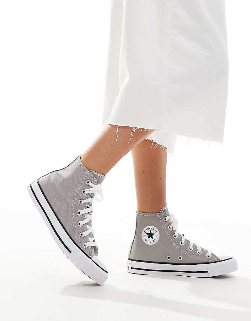 

Converse – Chuck Taylor All Star Hi – кроссовки в цвете Grau