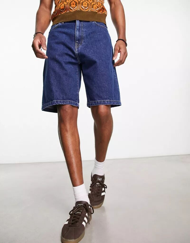 

Джинсовые шорты свободного кроя Carhartt WIP Landon, Синий
