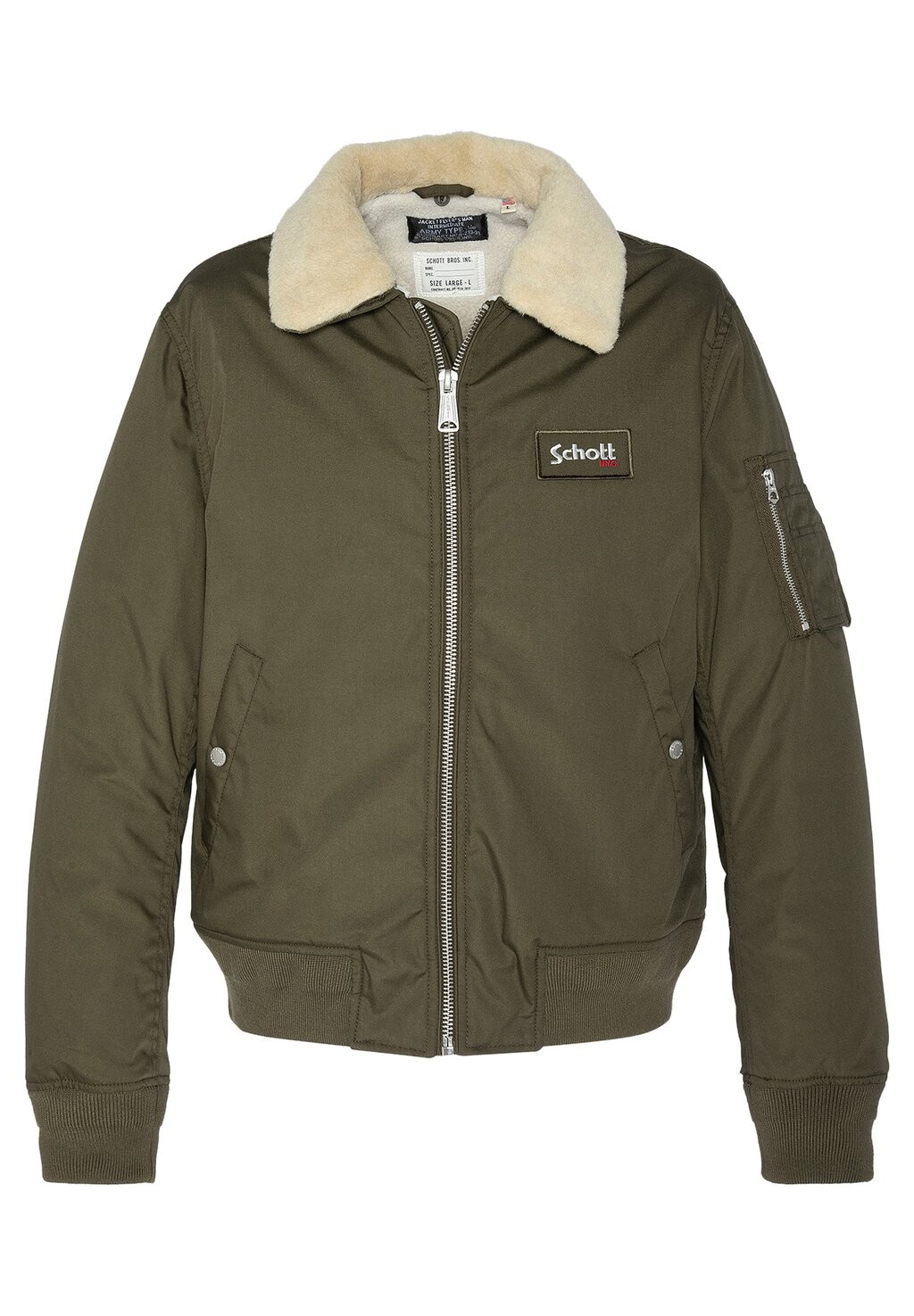 

Зимняя куртка PILOT Schott, цвет kaki foncé