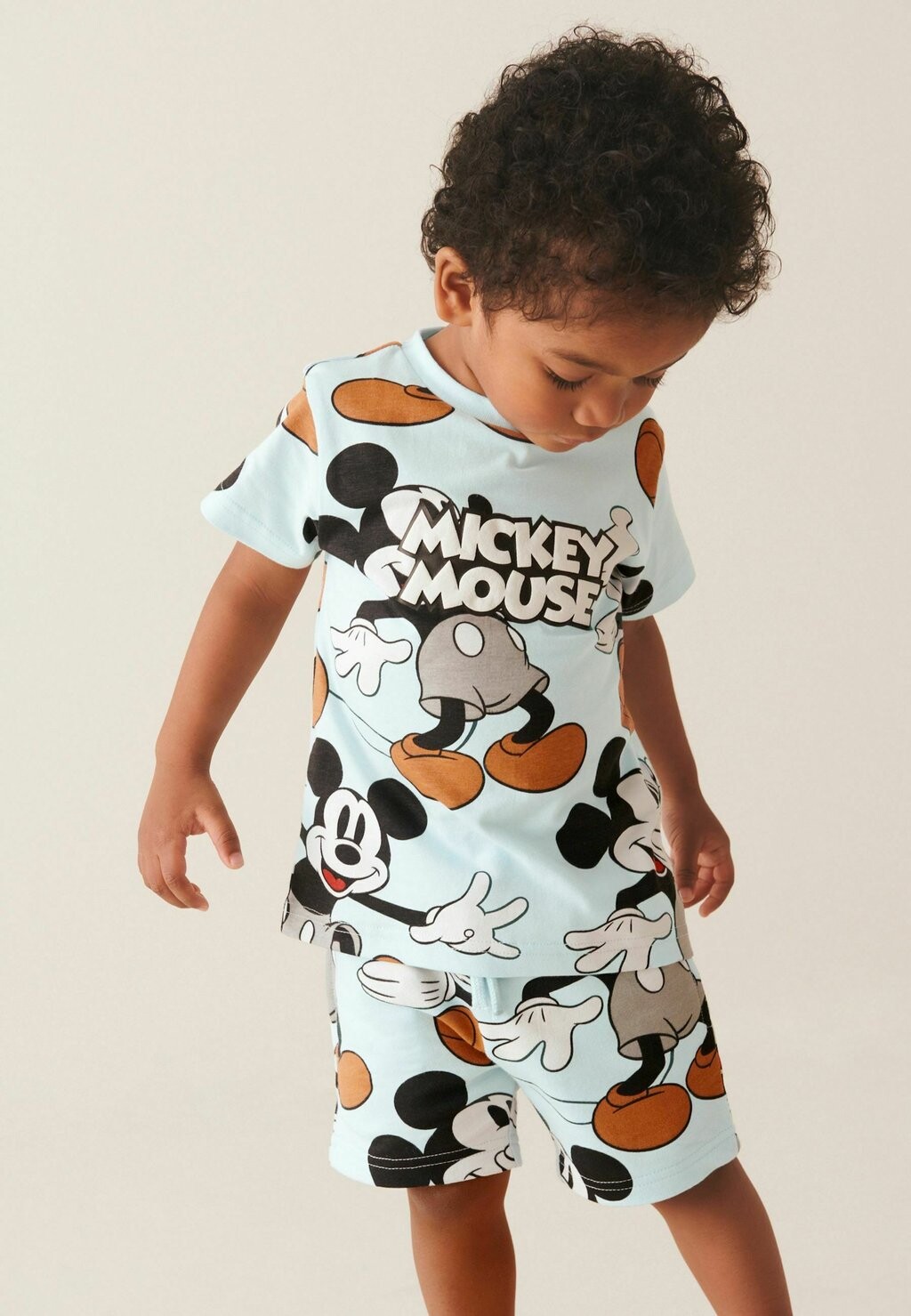 Шорты MICKEY SHORT SLEEVE AND SET-REGULAR FIT Next, цвет blue