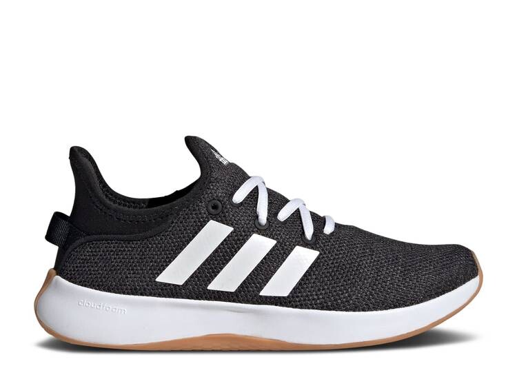 

Кроссовки Adidas WMNS CLOUDFOAM PURE 'BLACK WHITE GUM', черный
